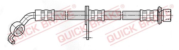 QUICK BRAKE Тормозной шланг 50.831